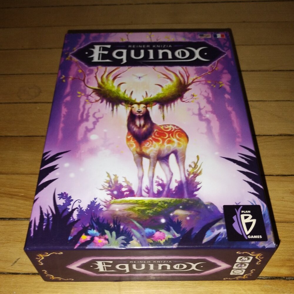Equinox Purple Edition Board Game (Plan B, Reiner Knizia, 2021) (complete)